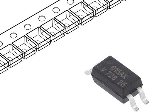 2x VOS615A-X001T Optocoupler SMD Channels1 Out transistor Uinsul3.75kV