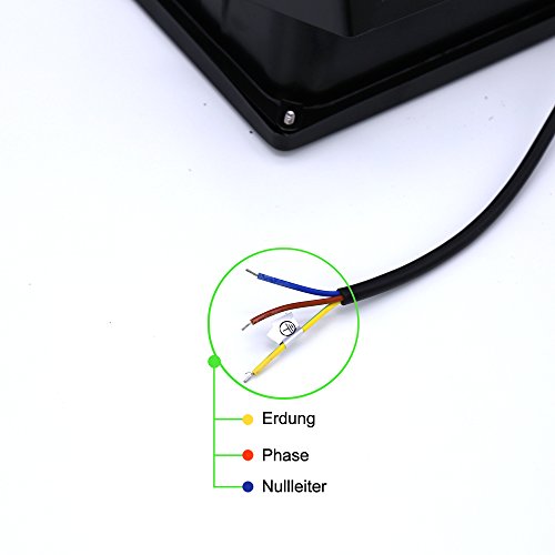 VINGO® LED 20W RGB Fluter Flutlicht Baustrahler Objektbeleuchtung Strahler IP65 Fembedienung Scheinwerfer - 7