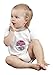 NEBULUS Onesie NEBU, Body, One-Piece, Overall Baby / toddlers, white (Q230), Newborn