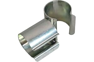 Set di 20 clip per serra 35 mm x 30 mm - Alta Qualità TECPLAST 30CP - Clip di fissaggio per telo serra da giardino - Metallo zincato