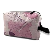 MGTXL Travel Cosmetic Bag What is Your Anime Hair Color Brush Pouch Toiletry Wash Bag