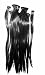 Bigwave 6pcs 22 inch synthetic hair extension hair wig Black RS.549.00