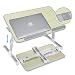 Produktbild GBtiger Laptoptisch Notebooktisch Höhenverstellbarer 24cm - 32cm Betttisch Lapdesks mit eingebauter Elektrischer Lüfter Tragbare klappbarer Notebooktisch für Sofa, Bett Einstellbarer