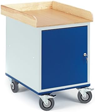 Wheeled Rolling Steel Cabinet 7 4358