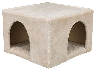 Trixie Abri Douillet pour Lapins/Petits Rongeurs Peluche Beige 36 × 25 × 36 cm