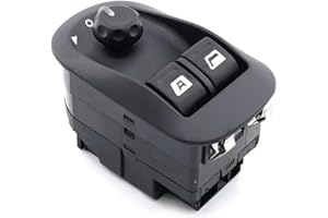 Interrupteur de vitre électrique Dixhills bouton de rétroviseur électrique principal interrupteur de lève-vitre interrupteur de rétroviseur de remplacement pour Peu-ge0t 206# 6554 WA 6554.WA 6554 WA