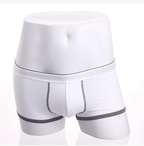wenrou Cotton men's boxer briefs,white,L