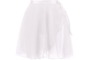 GENERIC Newwyt Damen Chiffon Wickelrock Klassischer Ballett Wickelrock Mädchen Tutu Tanzrock Tanz Schlittschuh über Schal Rock Dancewear Polyester-Faser