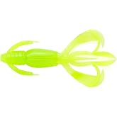 Keitech Crazy Flapper 2.4" #026S Clear Chartreuse Glow Silikon Yem