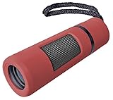 Das Topas Monokular in Dachkant Bauart ist aufgrund seiner geringen Größe der optimale Begleiter für unterwegs. Die Vertiefung samt Gummierung sorgt für einen guten Halt.