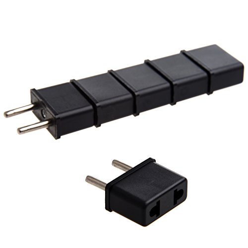 SODIAL(R) 6 Pack Amerikanisch zum Europaeischen Steckdose Adapter - 5