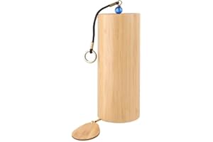 MOUNTEPS Koshi Wind Chime Water Hand Operated Wind Chime with Bamboo Strings for Yoga Meditation Garden (Summer C Chord)