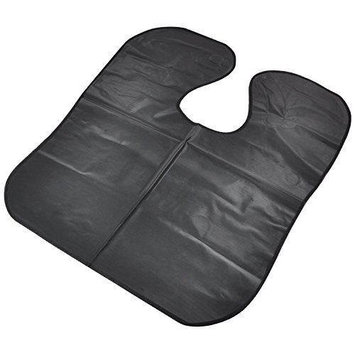 Homgaty Hairdressers Barber Cape Magnetic Collar For Haircut Dye Washing Black