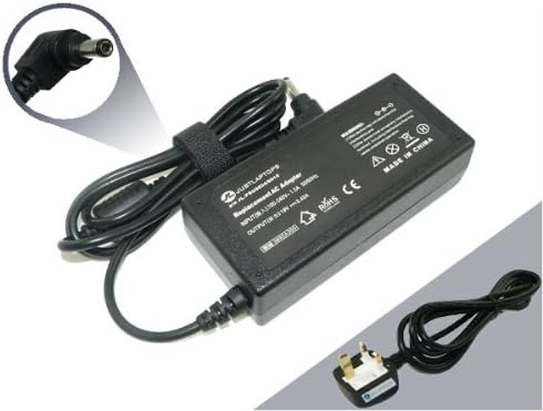 Just Laptops Asus K50IJ (19V 3.42A 65W Max) Compatible Power Supply Charger Adapter with Power Cord and 1-Yr Warranty