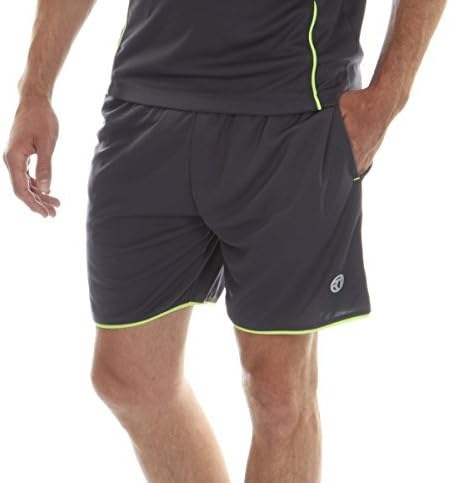 Mens / Adults Redtag Active Running / Sports / Gym Shorts - Black or Charcoal (Charcoal, Medium)