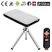 Produktbild Yuancin Smart Mini Android Wireless Tragbarer Projektor -gekennzeichnet mit 2.4G+5.8G Dual Wi-Fi - Miracast und Airplay Funktion-Slim Wireless HD DLP Tragbare Tasche Heimkino Pico Projektor