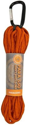 Ultimate Survival Technologies Paracord 550 30-ft Hank Orange Nylon Utility Cord