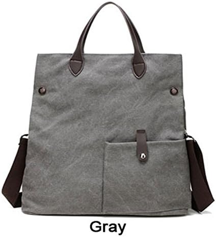 Piler Handbag Canvas Handbags Lady Shoulder Bag Classic Messenger Crossbody Hand Bags,Gray