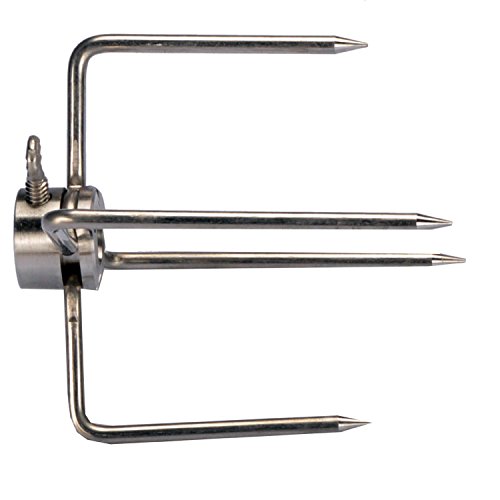93cm verchromter Drehspieß Grillspieß für Gasgrill Grill mit Motor 220V / 8x8mm - 7