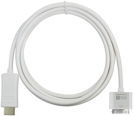 Crazyprofit iPad 2 3 to hdmi cable adapter 6ft HDMI Cable 30 Pin Dock Connector To HDTV HDMI 1.8M Cable Lead For iPad 2 3 iPhone 4 4s