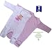 Cute Print Bodysuit Luxury Breathable Bamboo & Organic Cotton Sleepsuit - Soft 'n' Snuggly Range for Boys and Girls - Perfect Onesies For Newborns & Babies With Eczema -Great Baby Shower Gift (3-6 mnths, Girl 2 pack)