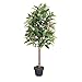 Produktbild PASAMO 07733 Pfirsichbaum 120 cm Künstliche Pflanze mit Echtholzstamm
