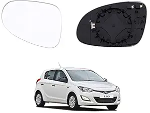 AUTOVEA Rear View Mirror Glass (Right) for Hyundai i20 (Type-2) 2012-2014