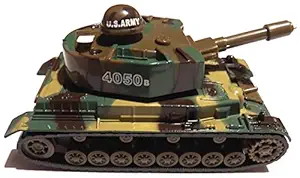 Playking Sonic 5 Die Cast Metal Tanker with Sound & Light - *Pull Back Action *Gun Fire Sound *Muzzle Flash, Color May Vary