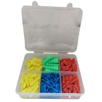 Yoca DIY Complete Kit of Drill Bits, Wall Plugs and Screwdriver Set -301 Pcs