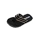 Produktbild Erwachsene Sandalen Herren Zehentrenner Badeschuhe Sommer Hausschuh Beach Sommer Hausschuhe Beach Sandalen Zehentrenner Outdoorschuhe Strandschuhe Flip Pantoffeln Badelatschen LMMVP (42, Schwarz)