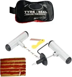 VVJ Enterprise Tubeless Tyre Puncture Kit Emergency, Flat Tire Puncher Repair Patch