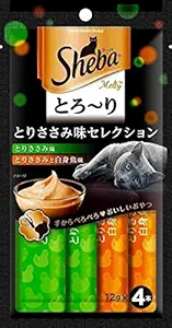 DynamicSales (India) Sheba Me-O Creamy Treats for Cats Chicken & Whitefish, 48 g (Pack of 3)