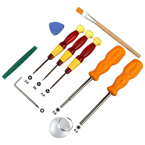 Preisvergleich Produktbild Triwing Schraubendreher für Nintendo 10in1 Professionelle Vollsicherheits-Schraubendreher Spiel-Reparatur-Set für Nintendo Switch / JoyCon, New 3DS und Nintendo Wii / NES / SNES / DS Lite / GBA / Gamecube