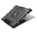Produktbild URBAN ARMOR GEAR Schutzhülle für Apple Macbook 12" - grau/transparent [Lüftungsschlitzaussparungen | Stoßfest | Anti-Rutsch Füße] - UAG-MB12-A1534-ASH