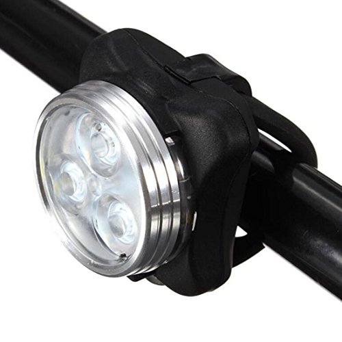Wiederaufladbares LED Fahrradlicht, EveShine wasserdichter Front- und Hecklicht für Fahrrad – 650mah Lithium Batterie, USB Kabel mitgeliefert, 4 Lichtmodi - 2