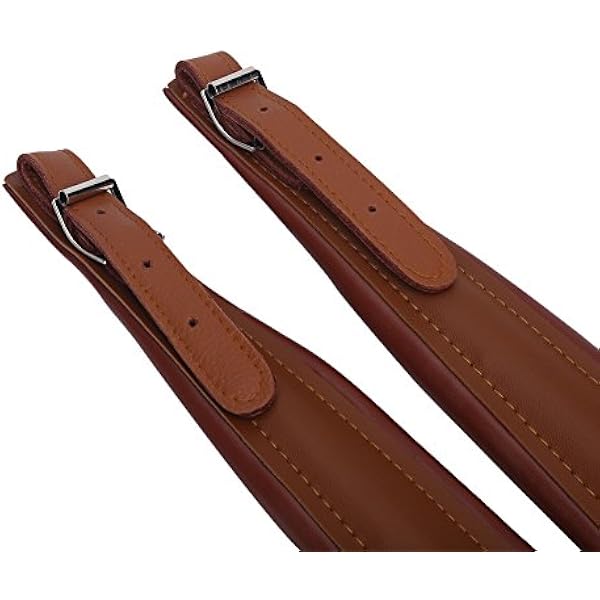 Sangle Cuir PU 2.2cm Courroies De Soufflet Pour Accordéon Basse - En Cuir PU, Distance Centrale Variable De 7cm à 8.6cm, Lot De 2 Sangle Cuir PU 2.2cm Courroies De Soufflet Pour Accordéon Basse - En Cuir PU, Distance Centrale Variable De 7cm à 8.6cm, Lot De 2