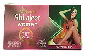 Ayurveda Vedratan Ayurvedic Vigour and Vitality Shilajeet for Women 10 Capsules