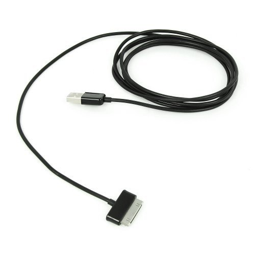 KanaaN USB Kabel Ladekabel für Samsung Galaxy Tab P1000 P7100 P7300 P7310 P7500 P7510 Galaxy Note 10 N8000 N8010- 200 cm lang - länger als Originalkabel