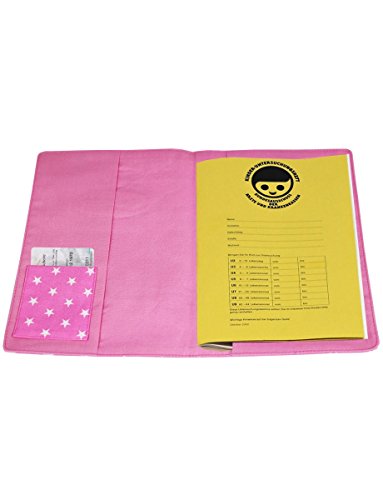 boubalou U-Heft-Hülle Wunschkind „Girly Sternchen“ aus Stoff mit integrierter Impfpasstasche - 3