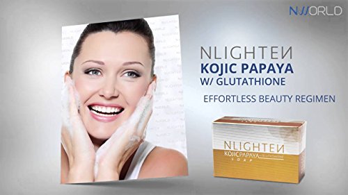 Popular and Best Seller AUTHENTIC NLIGHTEN KOJIC PAPAYA BAR SOAP WITH GLUTATHIONE 135g.