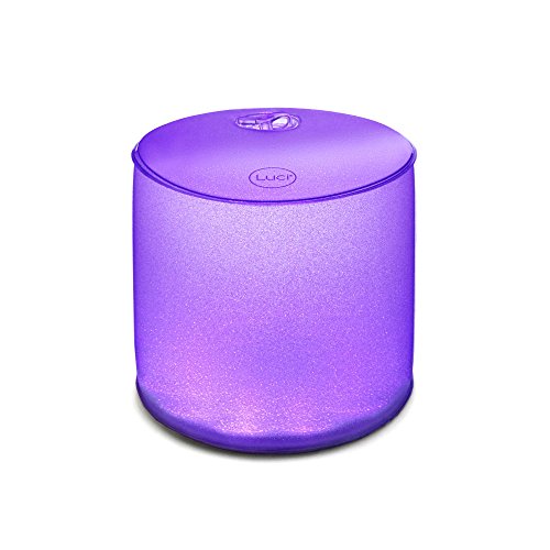 MPOWERD Luci Color Essence: Solar Inflatable Lantern with 8 Pastel Color Options, 15 Lumens LEDs, Matte Finish, Lasts Up to 6 hrs, Rechargeable via Solar, Waterproof, Indoor/Outdoor Decorating