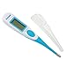 Digital Baby Thermometer for Oral, Axillary Underarm, Rectal Temperature,from Penewell® Fast Measurement in 15 Seconds, Rounded Comfort, Large LED Screen, Easy Read Two Alarm Function, BBT Basal Body Temperature Fertility Monitor, Remembers Last Temperature