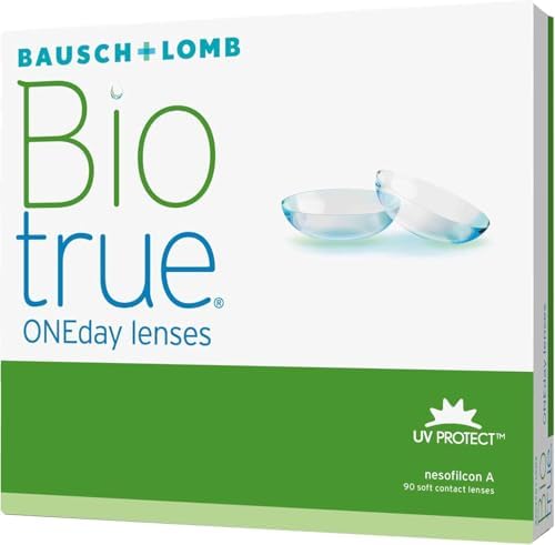 Biotrue ONEday Lenti a Contatto Giornaliere Correttive, 90 Lenti, BC 8.6 mm, DIA 14.2 mm, +0.75 Diopt (Positive)