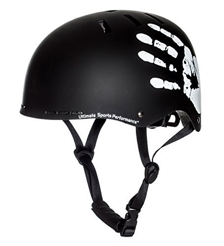 Sport DirectTM BMX-Skate Erwachsene: „Die Hand“ Erwachsene: NB: 55-58 cm Cycle schwarz Fahrrad Helm CE EN1078 TÜV Zulassungen - 7