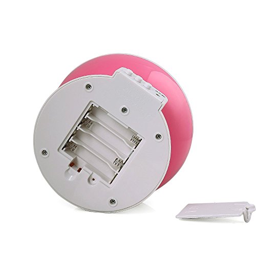 lederTEK, LED Baby Nachtlicht mit USB Kabel Batteriebetrieben Sternhimmel Sternenhimmel 4 LED 360 Grad (pink) - 5