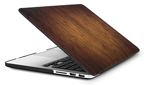 StarStruck MacBook Air 13 zoll Hülle Schutzhülle Case Cover A1369 / A1466 (Dunkelbraunes Holz) - 2
