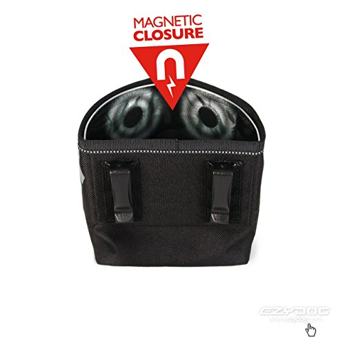 EzyDog-High-Quality-SnakPak-Puppy-Dog-Training-Treat-Bag-Pouch-Magnetic-Closure-Black