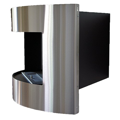 Bio Ethanol Kamin DIANA DELUXE Eckkamin Edelstahl Dekofeuer + reg. Brenner - 4