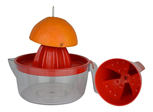 IKOLIFE Zitruspresse mit Dorn. Endlich ohne Kraftaufwand! Einzigartig einfach! Entsaften von Orangen, Zitronen oder Limetten. (Orangenpresse, Zitronenpresse, Limettenpresse) BPA frei, Made in EU - 7