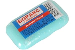 Milva Savon au borax, antiseptique et apaisant, contre l'hyperpigmentation, les taches de rousseur et les taches brunes 60g